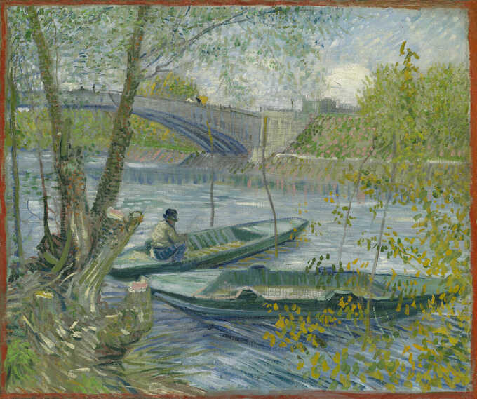 Vincent van Gogh : Pêche au printemps, le Pont de Clichy (Asnières)