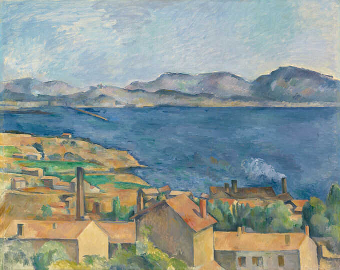 Paul Cézanne : La baie de Marseille, vue de l'Estaque