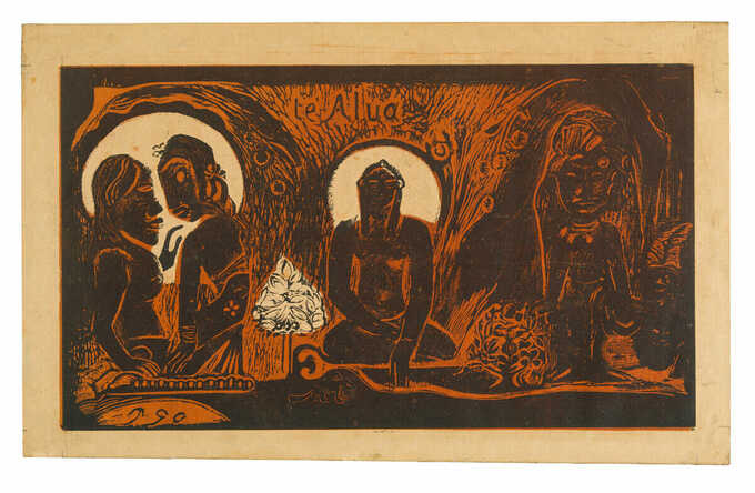 Paul Gauguin : Le Dieu, de la suite Noa Noa