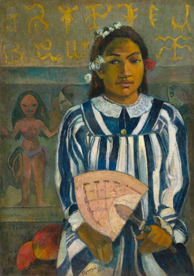 Paul Gauguin : Les ancêtres de Tehamana (Tehamana a plusieurs parents ou Les ancêtres de Tehamana)