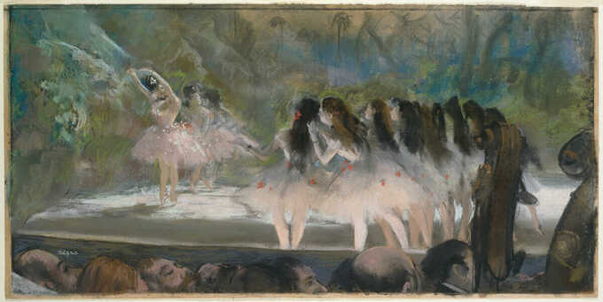 Hilaire Germain Edgar Degas : Ballet à l'Opéra de Paris