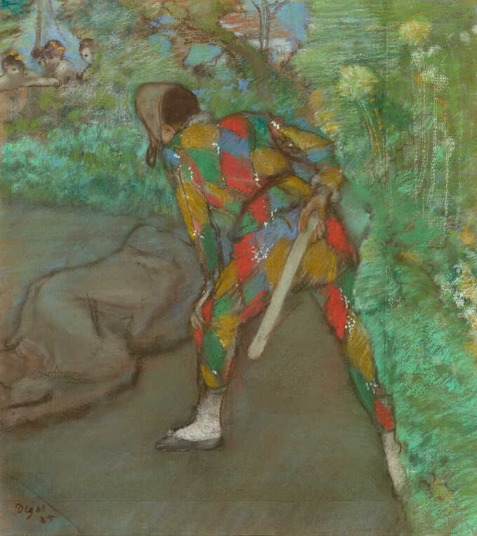 Hilaire Germain Edgar Degas : Arlequin