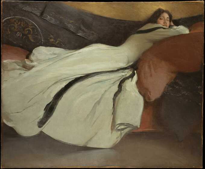 John White Alexander : Repose