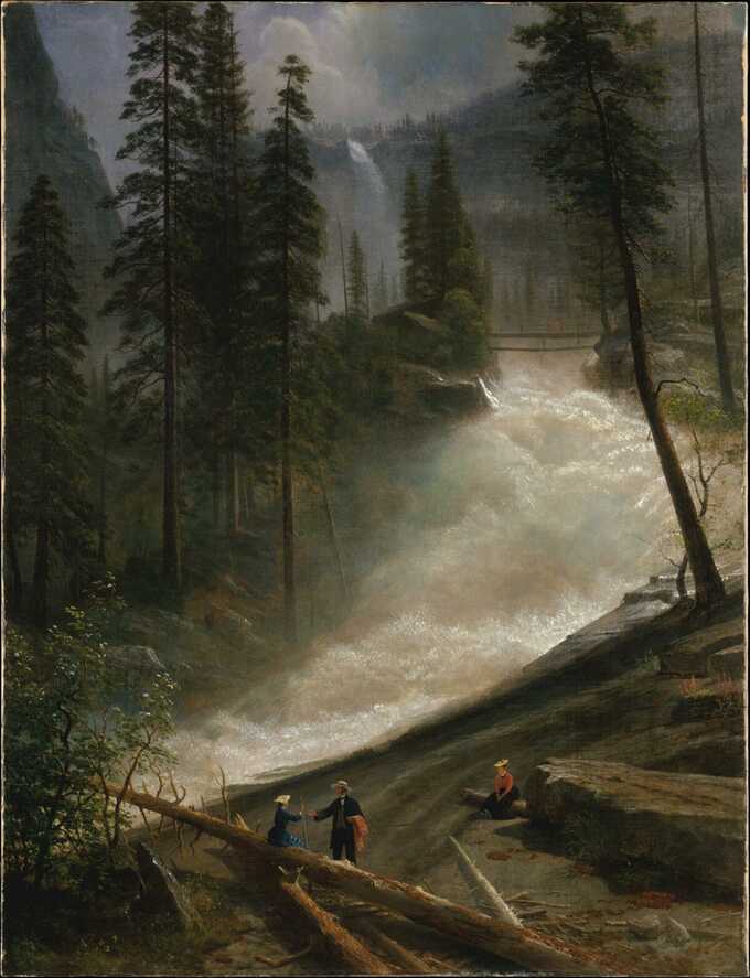 Albert Bierstadt : Chutes du Nevada, Yosemite