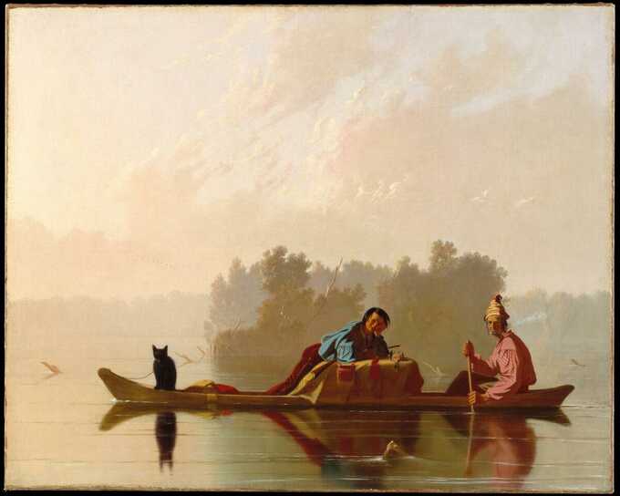 George Caleb Bingham : Les marchands de fourrures descendant le Missouri