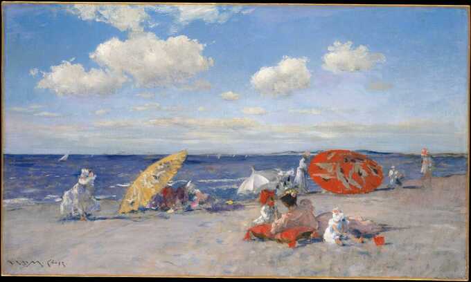 William Merritt Chase : Au bord de la mer