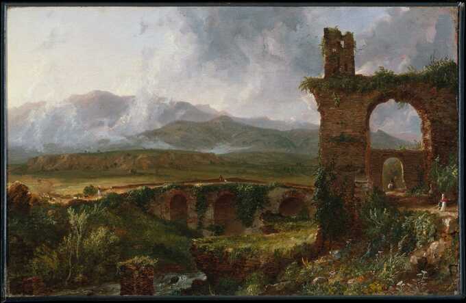 Thomas Cole : Une vue près de Tivoli (matin)