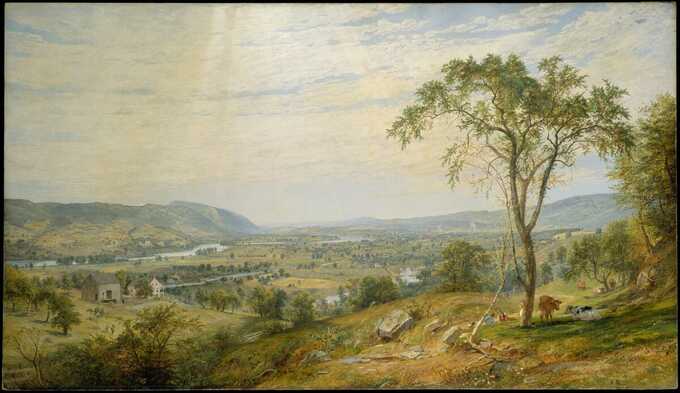 Jasper Francis Cropsey : La vallée du Wyoming