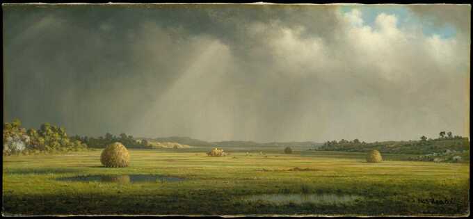 Martin Johnson Heade : Prairies de Newburyport