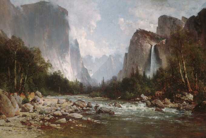 Thomas Hill : Vue sur la vallée de Yosemite