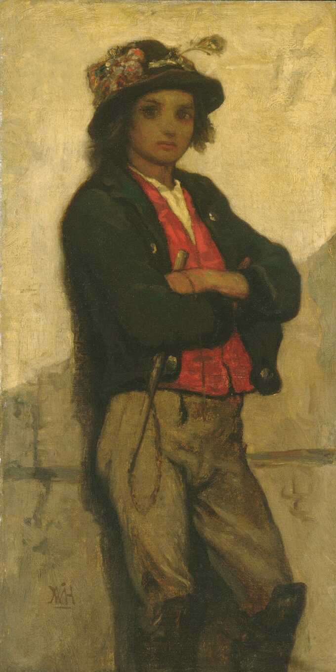 William Morris Hunt : garçon italien