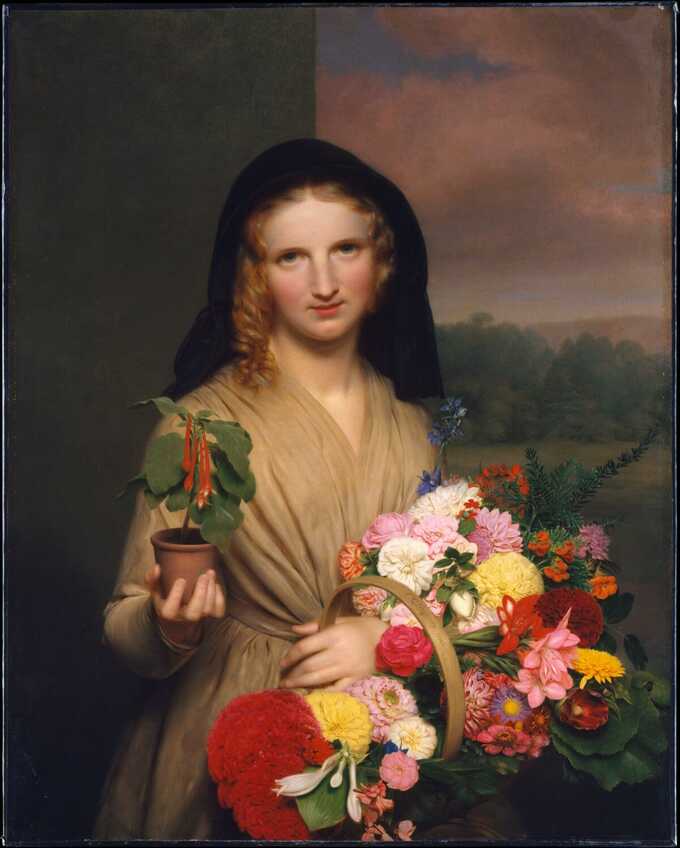 Charles Cromwell Ingham : La fille aux fleurs