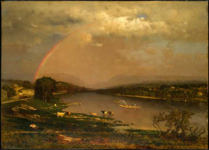 George Inness : Écart d'eau du Delaware