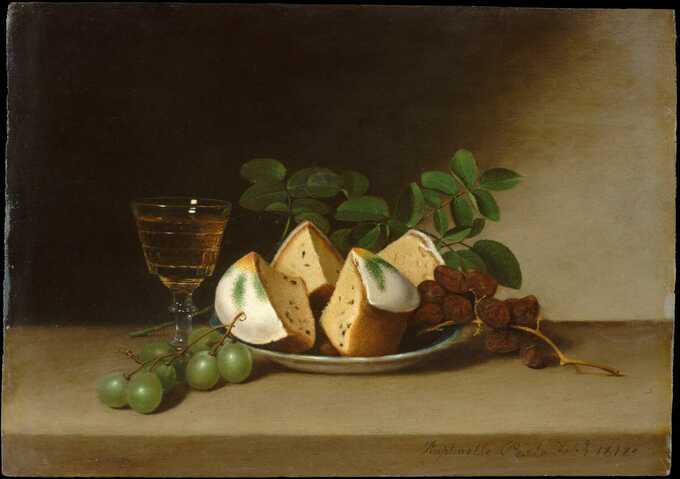 Raphaelle Peale : Nature morte au gâteau