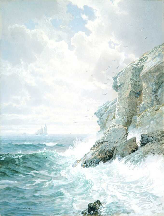 William Trost Richards : Falaise du purgatoire