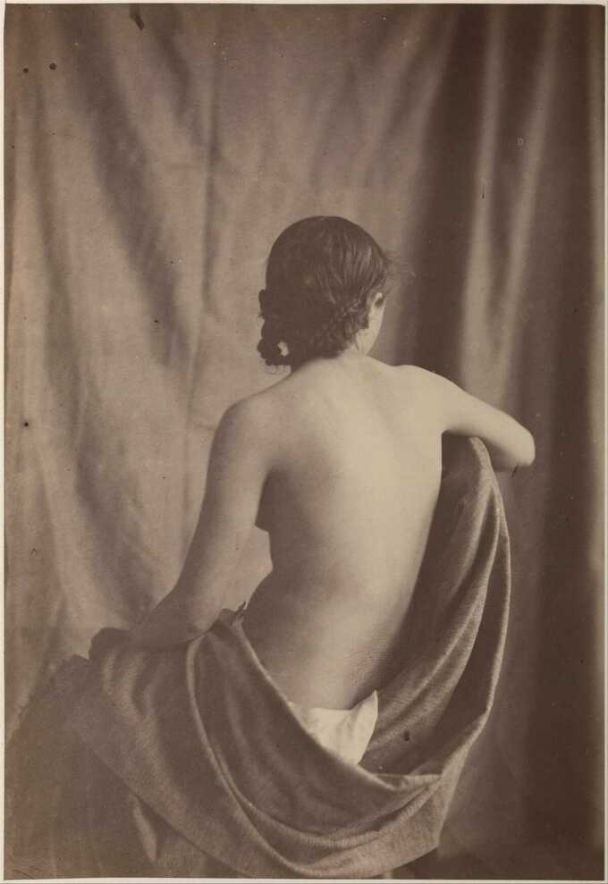 Eugène Durieu : [Femme nue assise]