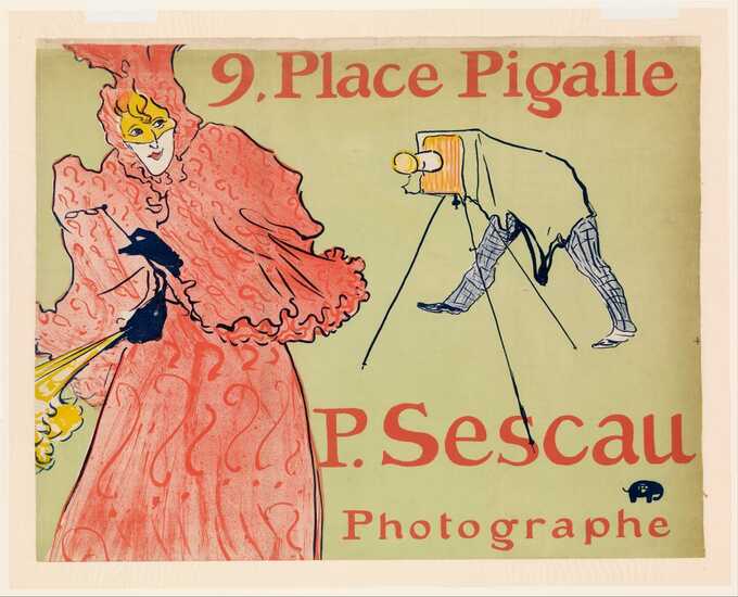 Henri de Toulouse-Lautrec : The Photographer Sescau (Le Photographe Sescau)
