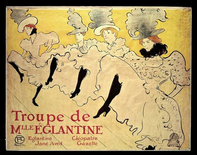 Henri de Toulouse-Lautrec : La Troupe de Mademoiselle Eglantine