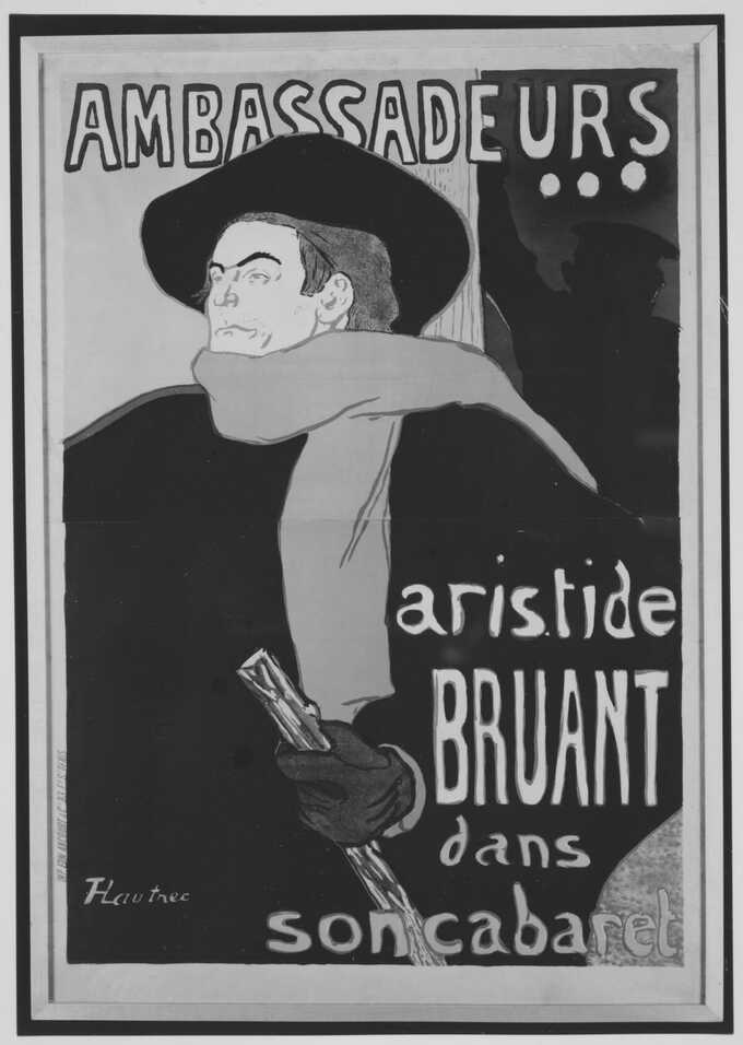 Henri de Toulouse-Lautrec : Ambassadeurs:  Aristide Bruant
