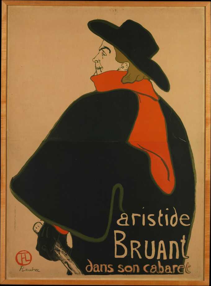 Henri de Toulouse-Lautrec : Aristide Bruant, à son cabaret