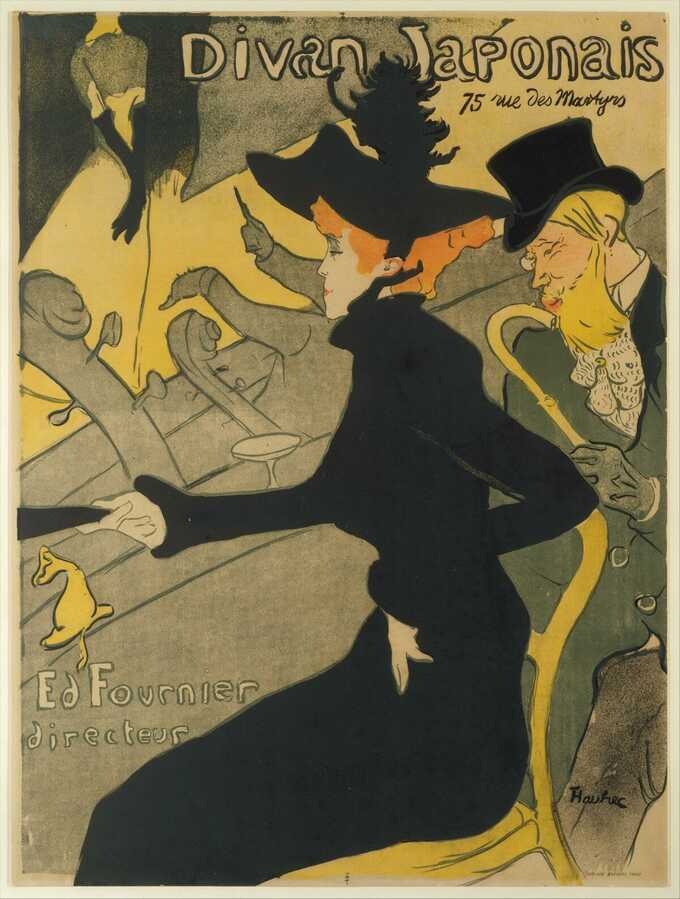 Henri de Toulouse-Lautrec : Divan Japonais