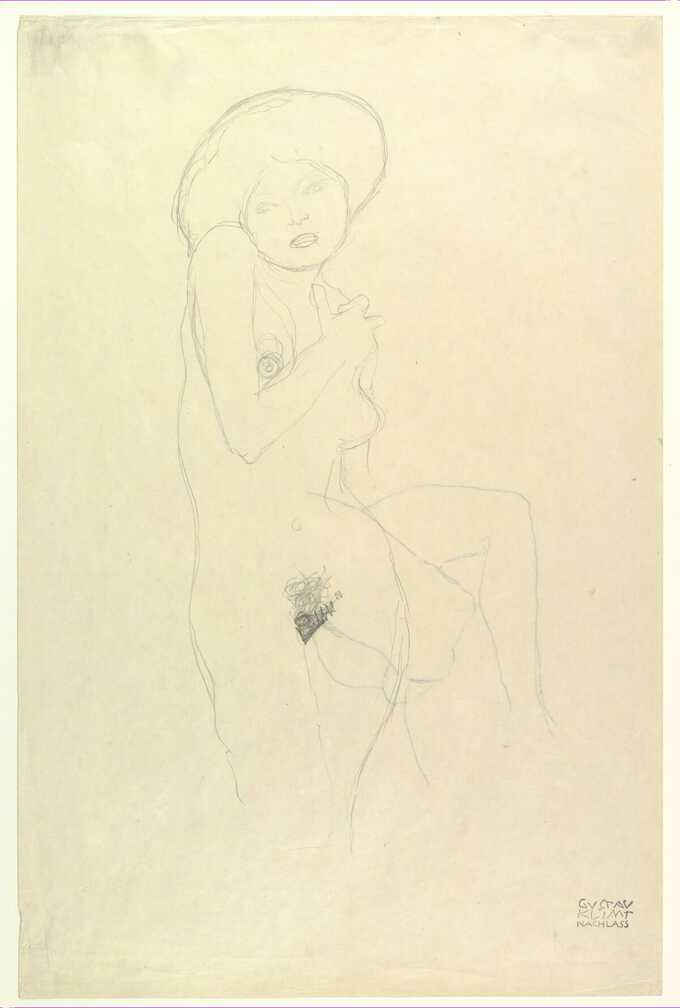 Gustav Klimt : Nu debout