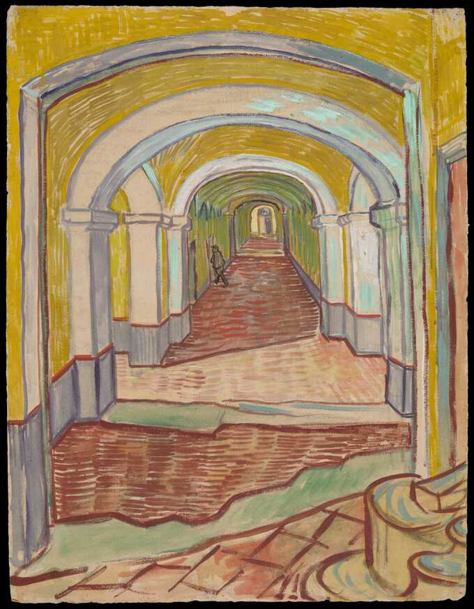 Vincent van Gogh : Couloir dans l'asile