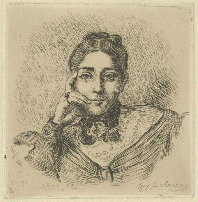 Eugène Delacroix : Portrait de Madame Frédéric Villot