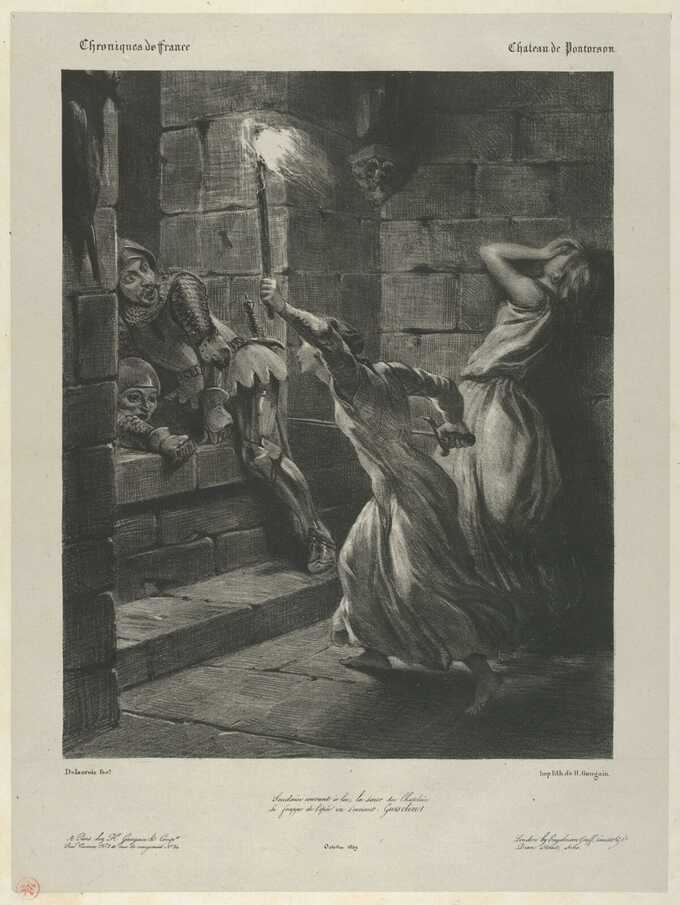 Eugène Delacroix : La soeur de Duguesclin