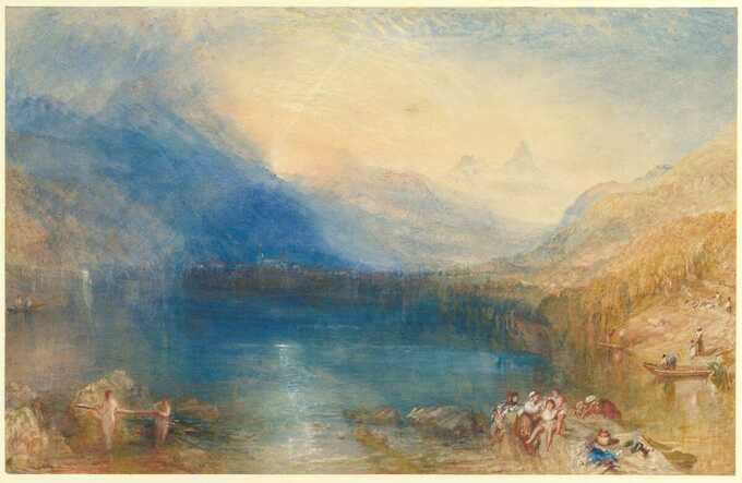 Joseph Mallord William Turner : Le lac de Zoug