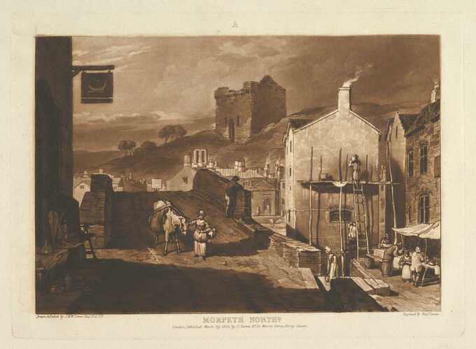 Joseph Mallord William Turner : Morpeth North (Études de livres, partie 4, planche 21)