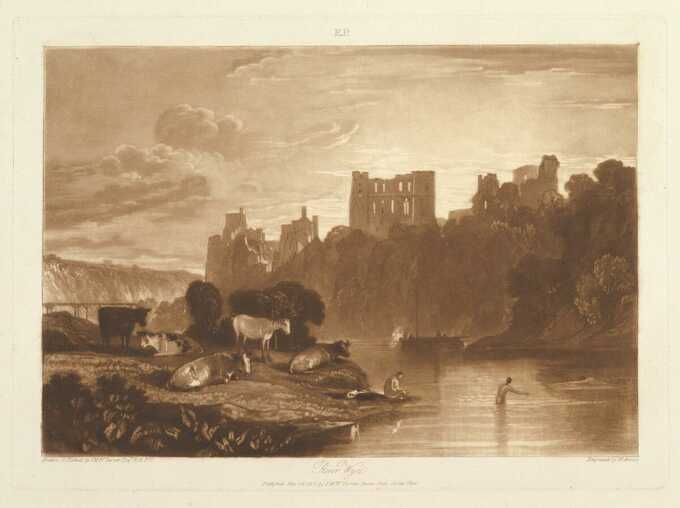 Joseph Mallord William Turner : River Wye (The Book Studies, Partie 10, planche 48)