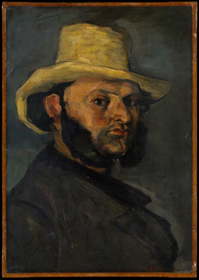 Paul Cézanne : Gustave Boyer (né en 1840) au chapeau de paille