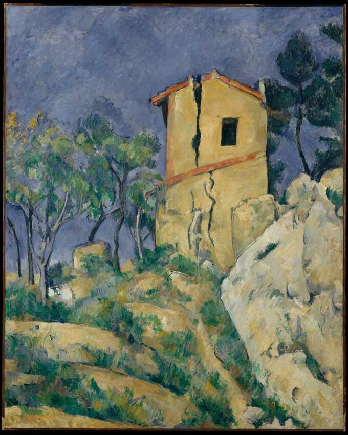 Paul Cézanne : La maison aux murs fêlés