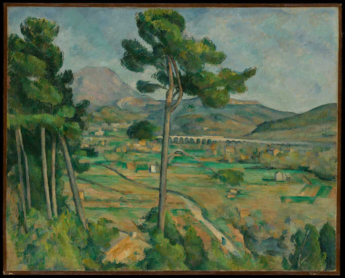 Paul Cézanne : Mont Sainte-Victoire and the Viaduct of the Arc River Valley