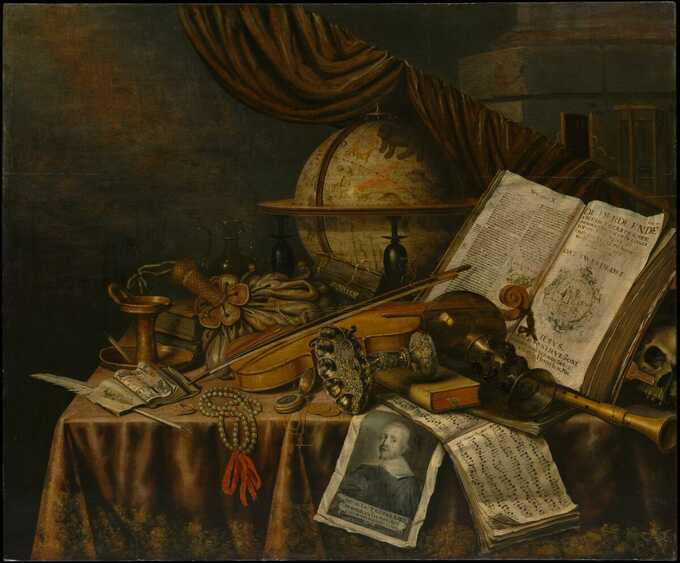 Edwaert Collier : Vanité Nature Morte