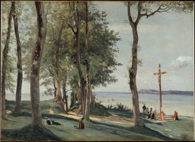 Camille Corot : Honfleur: Calvary