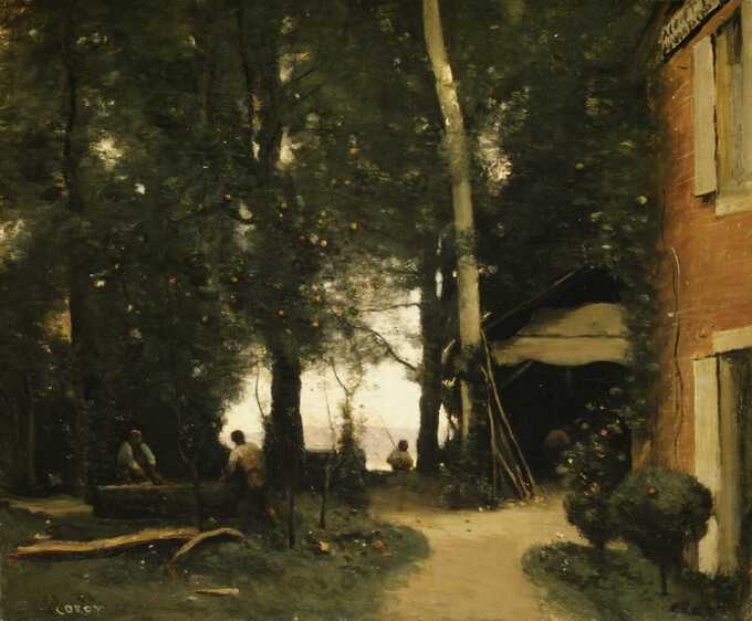 Camille Corot : Les bords de Seine à Conflans