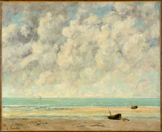 Gustave Courbet : La mer calme