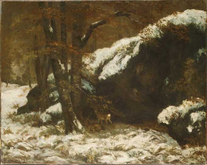 Gustave Courbet : Le cerf