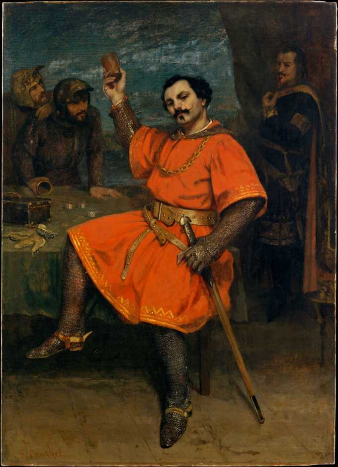 Gustave Courbet : Louis Gueymard (1822–1880) as Robert le Diable