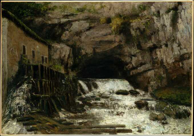 Gustave Courbet : La source de la Loue