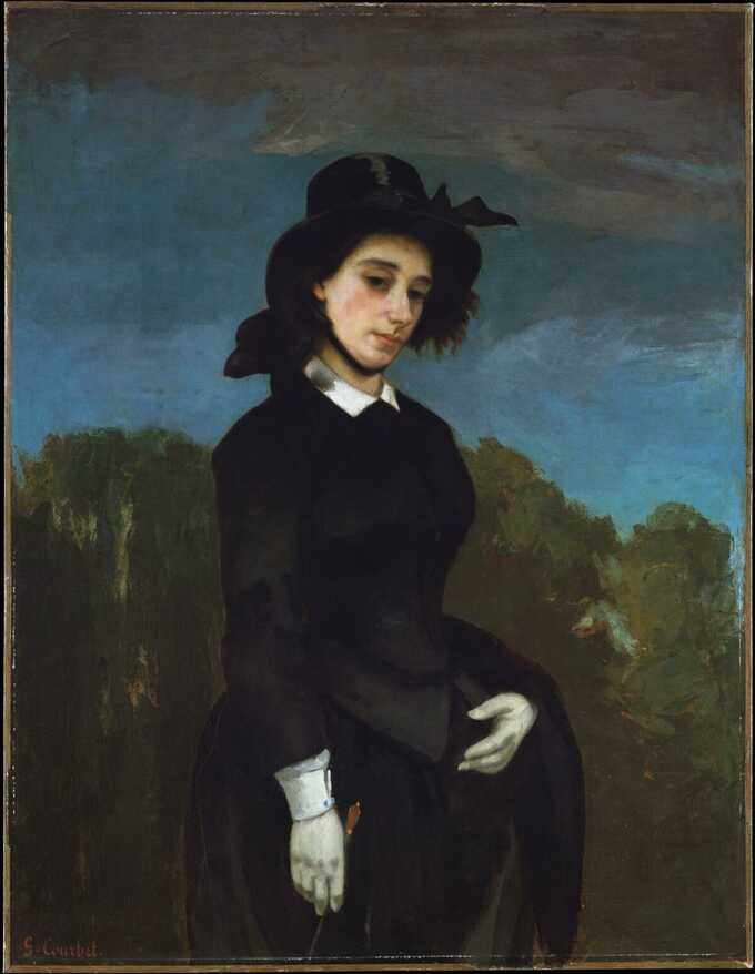 Gustave Courbet : Femme en habit d'équitation (L'Amazone)