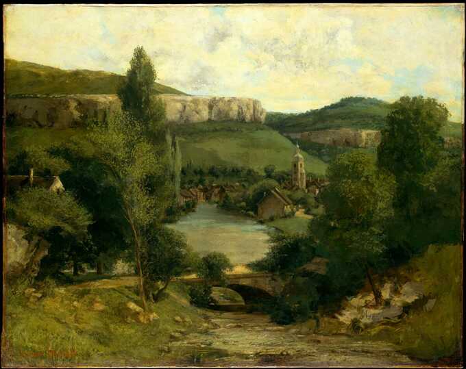 Gustave Courbet : Vue sur Ornans