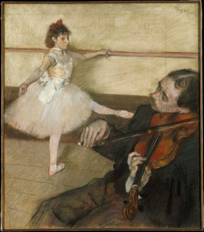 Edgar Degas : La leçon de danse