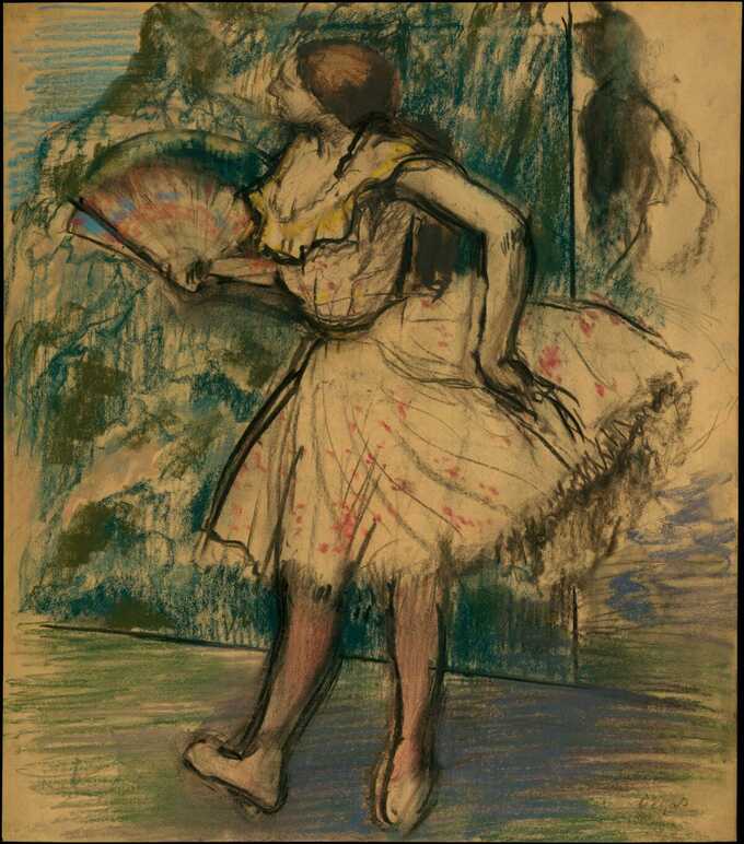 Edgar Degas : Danseuse avec un éventail