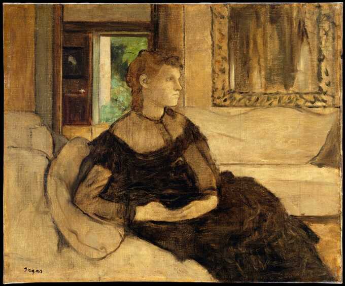 Edgar Degas : Madame Théodore Gobillard (Yves Morisot, 1838–1893)