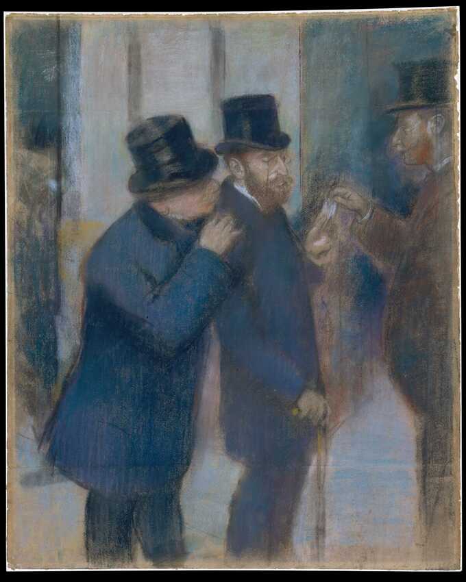 Edgar Degas : Portraits à la Bourse