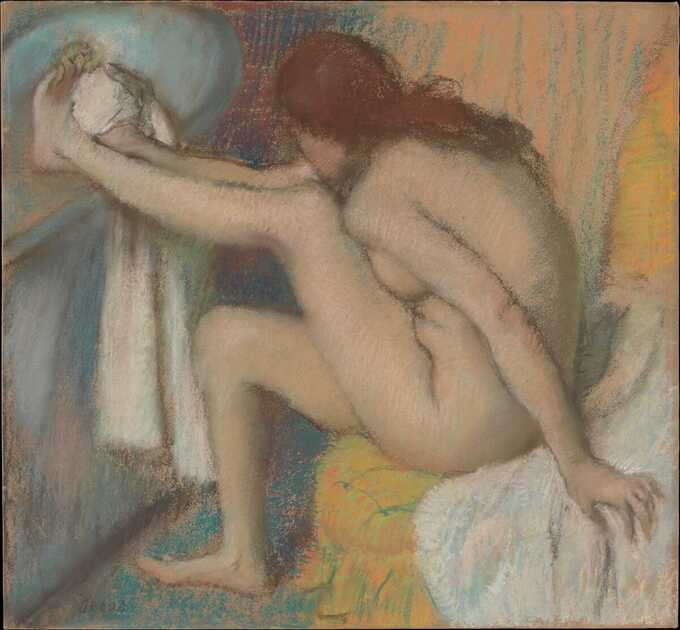 Edgar Degas : Femme séchant son pied