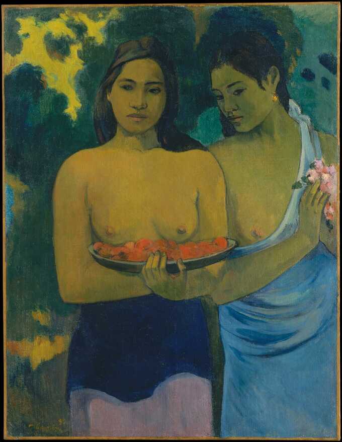 Paul Gauguin : Deux femmes tahitiennes